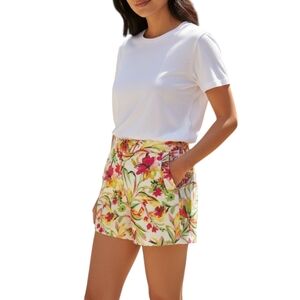 J. Crew Factory Shorts Women Size 8 Garden Floral